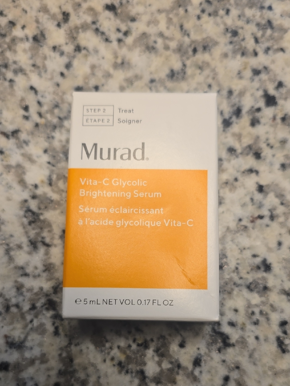 Murad Brightening Serum — Orange and White Packaging